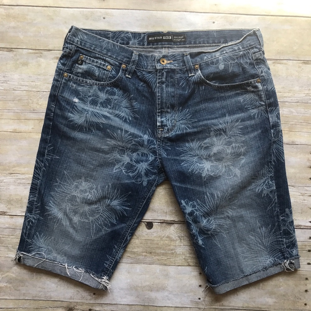 Big Star Division Straight Leg Men's Denim Shorts